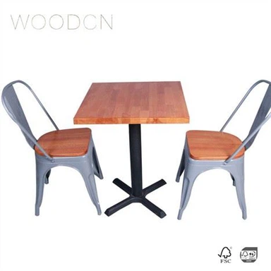 Beech Wood Butcher Block Style borðstofuborð