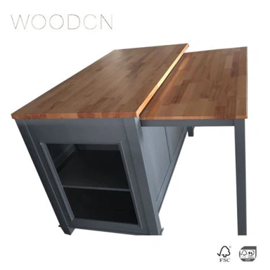 Black Walnut Burcher Blcok skápapoppur