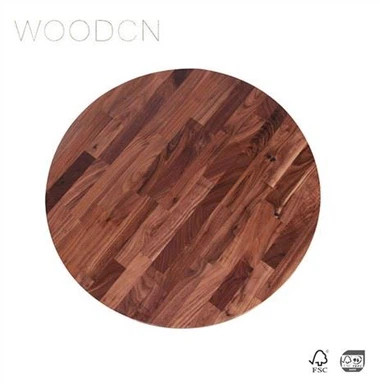 Walnut Wood Butcher Block Borðstofuborðplata