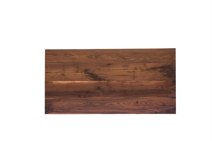 Solid Black Walnut Wood Office Desk Top For Sale