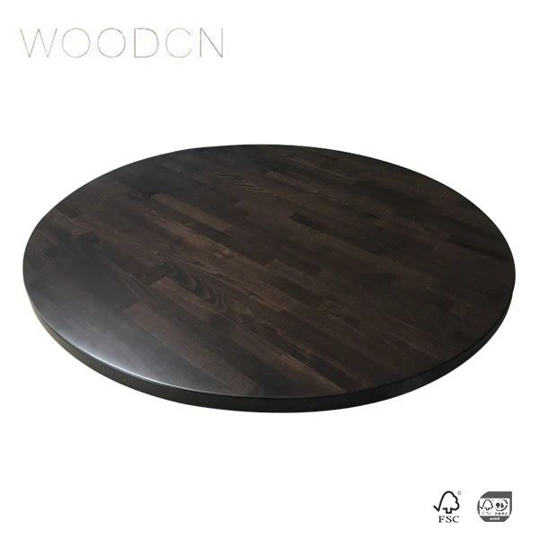 Old Elm Wood Veneer Table For Restaurant