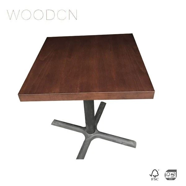 Veneer Old Elm Wood Leather Dining Table Top